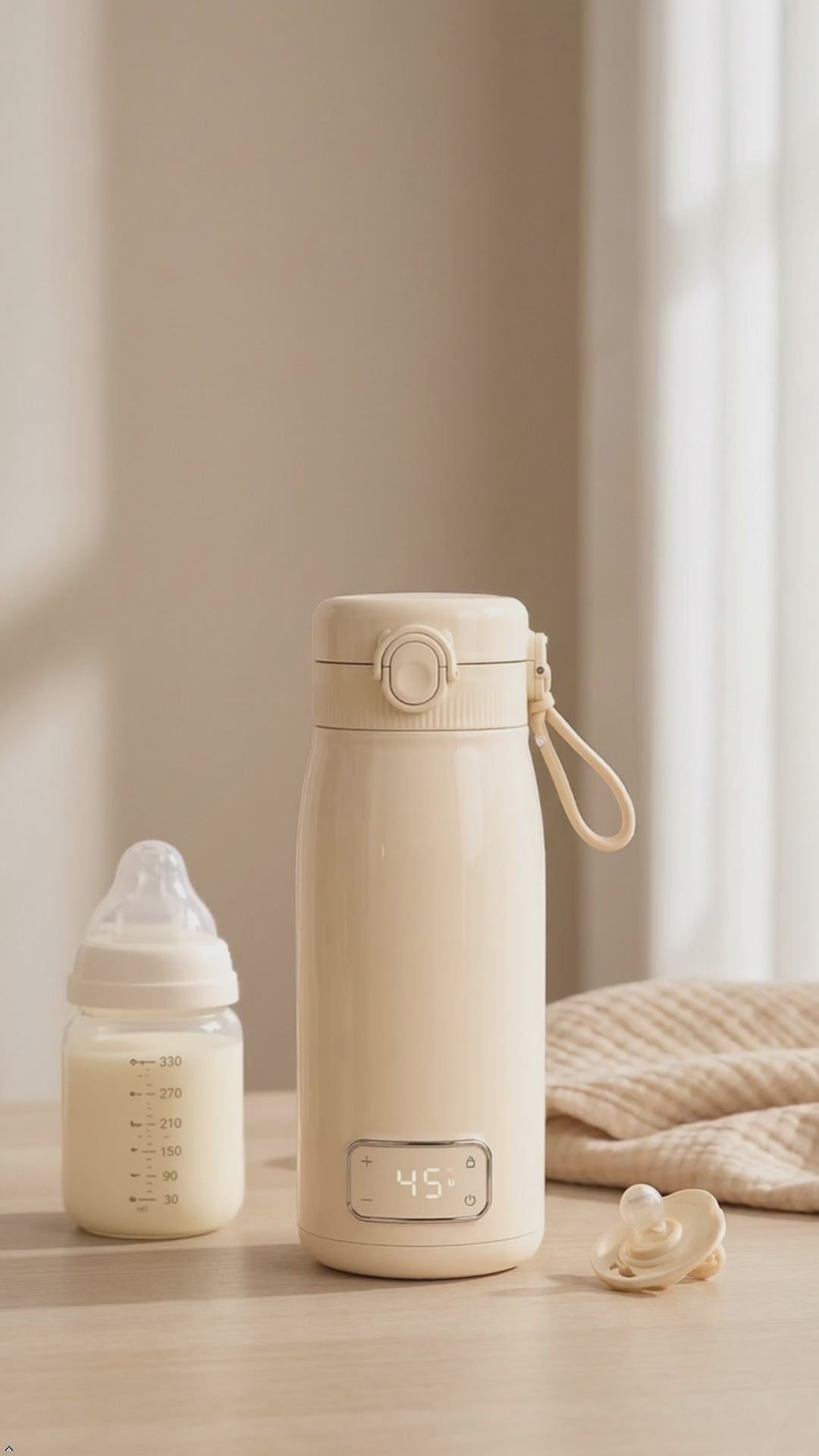 Portable Baby Bottle Milk Warmer / Boil Water On-The-Go