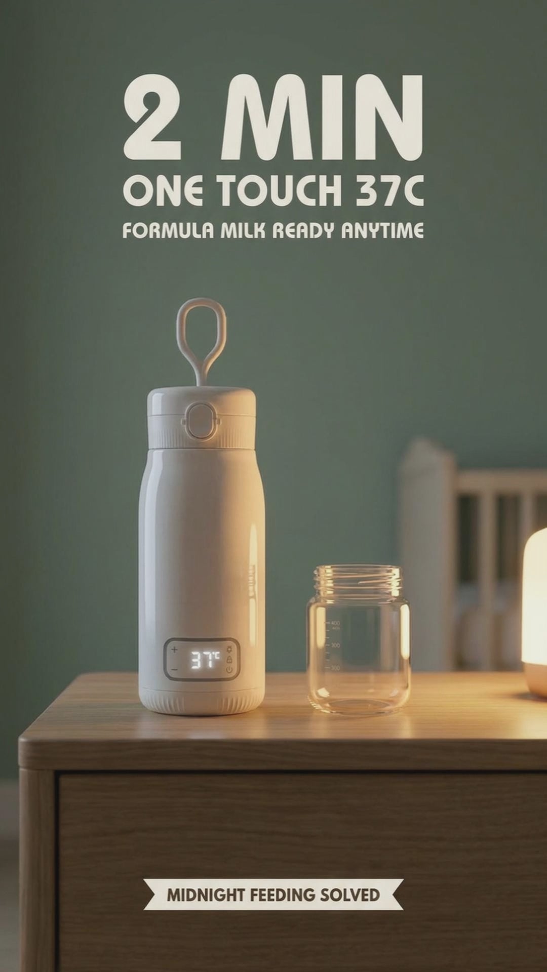 Portable Baby Bottle Milk Warmer / Boil Water On-The-Go